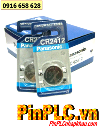 CR2412, Pin PLC Panasonic CR2412 lithium 3v Made in Japan